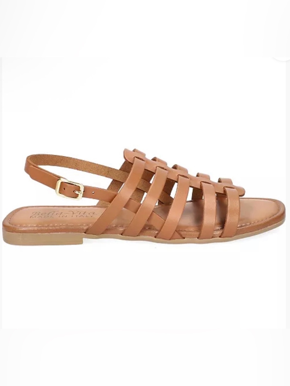 Bella Vita Uma Multi-Strap Slingback Leather Sandals NIB 7.5